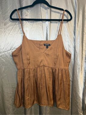 Express Satin Babydoll Camisole Top Size XL